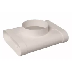 Connecteur Aldes 204 x 60mm Plat Vers 125mm Rond 200mm