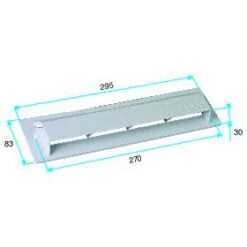 Aldes Ges 160-grille Extérieure Sable