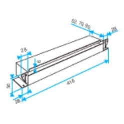 Aldes Manchon Haut De Fenêtre 52 X 50 Mm -Produits Menagers Soldes 2024 aldes ald11011360 995314 product image d large