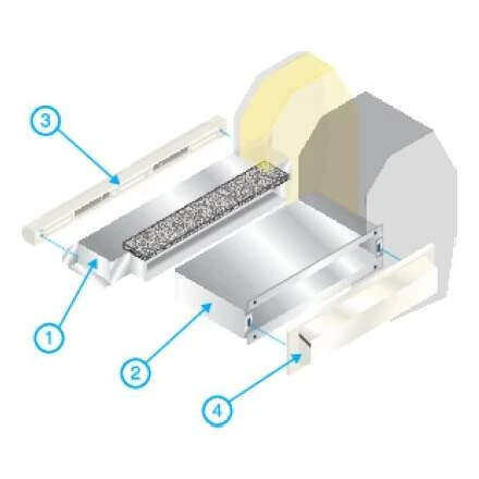 Aldes Manchon Traversée Rectangulaire 7 Cm 6 Aldes Manchon Traversée Rectangulaire 7 Cm – Image 4