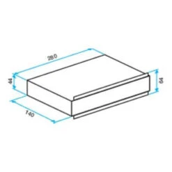 Traversée Rectangulaire Coulissante 19 à 32 Cm Aldes -Produits Menagers Soldes 2024 aldes ald11011390 995039 product image d large