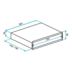 Traversée Rectangulaire Coulissante 19 à 32 Cm Aldes -Produits Menagers Soldes 2024 aldes ald11011390 995040 product image d large