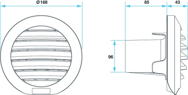 Aldes Auvent Exterieur Eht2/eft2 Blc 4 Aldes Auvent Exterieur Eht2/eft2 Blc – Image 2