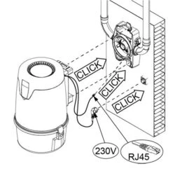 Aldes Centrale D'aspiration C.Axpir® Initia Sans Fixation 217 M3/h 1300 Watts 11 Aldes Centrale D'aspiration C.Axpir® Initia Sans Fixation 217 M3/h 1300 Watts -Produits Menagers Soldes 2024 axpir initia 11071138 caxpir initia 1300 watts 4