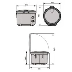 Aldes Centrale D'aspiration C. Compact Pack 1300 Watts -Produits Menagers Soldes 2024 ccompact pack centrale 11071132 aldes 1300 watts 3