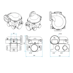 Aldes VMC Simple Flux EasyHOME PureAIR Classic Groupe Seul -Produits Menagers Soldes 2024 groupe easyhome pureair classic 11033055 aldes 4