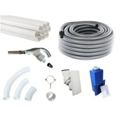 Aldes Kit D'installation Pour Système De Flexible Rétractable Pour Mur En Briques