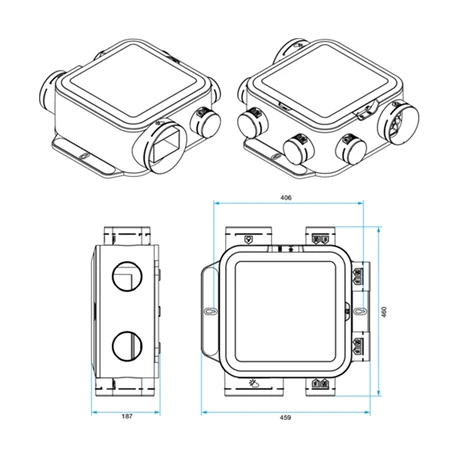Aldes VMC Simple Flux EasyHOME Auto Compact Kit Avec ColorLINE 7 Aldes VMC Simple Flux EasyHOME Auto Compact Kit Avec ColorLINE – Image 5