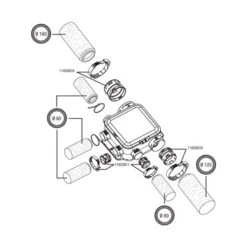 Aldes VMC Simple Flux EasyHOME PureAIR Compact Connect Kit Avec Bouches ColorLINE Et Entrées D'air -Produits Menagers Soldes 2024 kit easyhome purair compact connect 11033062 aldes 4